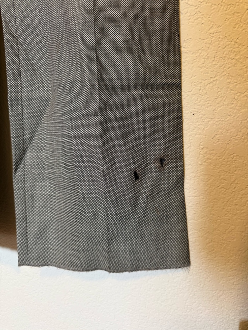 Stella McCartney | Gray Textured Dress Pants - 40 - Picture 8 of 8